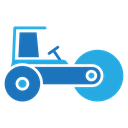 Road roller icon