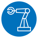 Robot arm icon