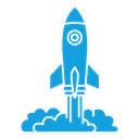 Rocket launch icon