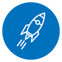 Rocket lunch icon