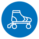 Roller skates icon