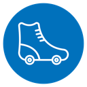 Roller skates icon