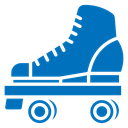 Roller skates icon