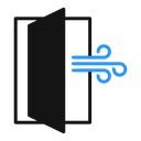 Room ventilation icon