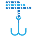 Rope Hook Color Filled icon