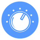 Rotary Pointer Knob Color Filled icon