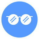 Round Frame Glasses icon