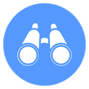 Round Lens Binoculars icon