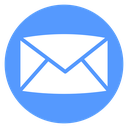 Rounded Envelope Badge Color Filled icon