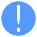 Rounded Exclamation Mark Color Filled icon