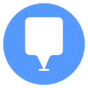 Rounded Marker Badge icon