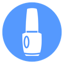 Rounded Nail Polish Bottle icon