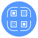 Rounded QR Code icon