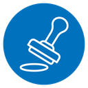 Rubber stamp icon