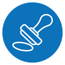 Rubber stamp icon
