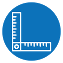 Ruler combined icon