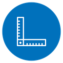 Ruler combined 2 icon