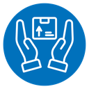 Safe delivery icon