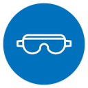 Safety goggles icon