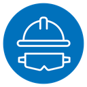 Safety helmet icon