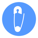 Safety pin Color Filled icon