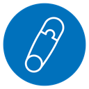 Safety pin icon
