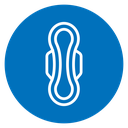 Sanitary Pad Color Filled icon