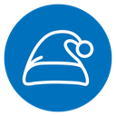 Santa hat icon