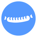 Sausage Color Filled icon