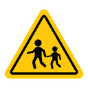 School crossing sign icon