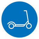 Scooter bike icon