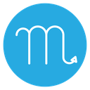 Scorpio zodiac sign icon