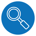 Search Magnifier Circle icon