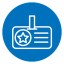 Security badge icon