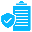 Security Policy Shield Check Color Filled icon