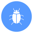 Segmented Beetle Bug Color Filled icon