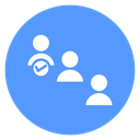 Selected Job Candidate Color Filled icon