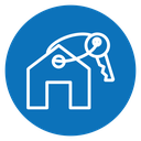 Selling or rent home icon
