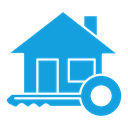 Selling or rent home icon