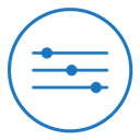 Settings sliders icon