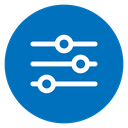 Settings sliders 2 icon