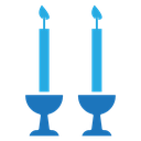 Shabbat candles icon