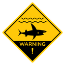 Shark Attack Warning icon