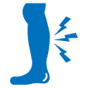Shin pain icon