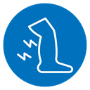Shin pain icon
