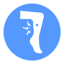 Shin pain icon