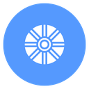 Ship Helm Wheel Color Filled icon