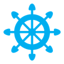 Ship wheel icon