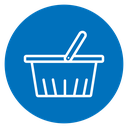 Shopping basket 3 icon