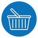 Shopping basket icon